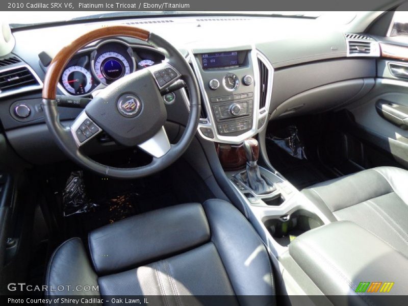 Platinum Ice Tricoat / Ebony/Titanium 2010 Cadillac SRX V6