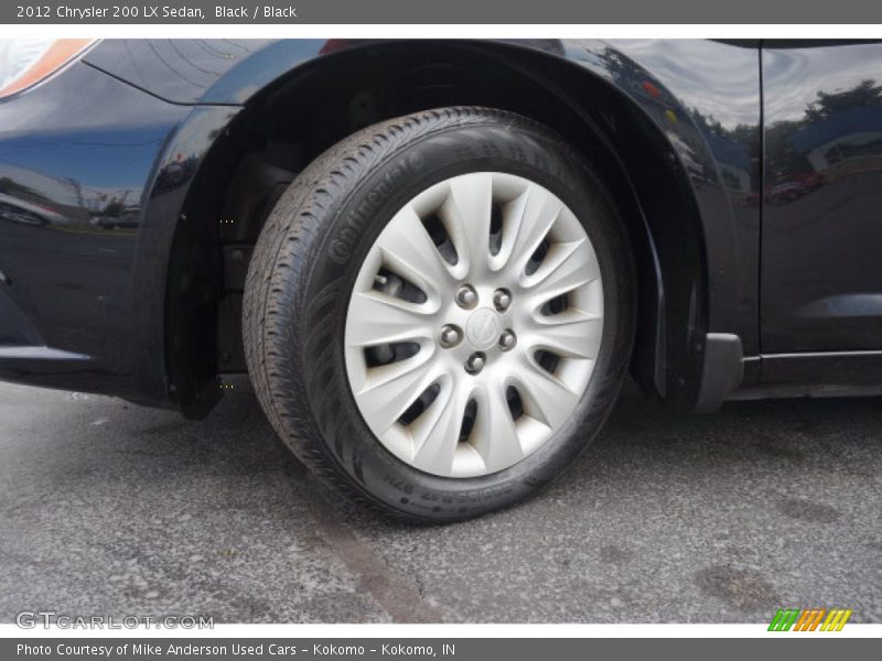 Black / Black 2012 Chrysler 200 LX Sedan