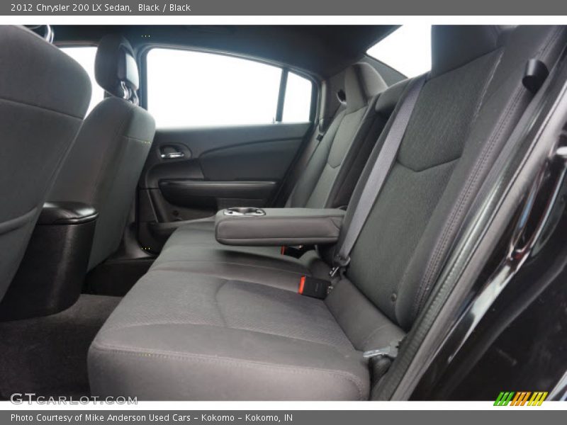 Black / Black 2012 Chrysler 200 LX Sedan