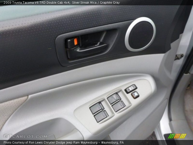 Silver Streak Mica / Graphite Gray 2009 Toyota Tacoma V6 TRD Double Cab 4x4