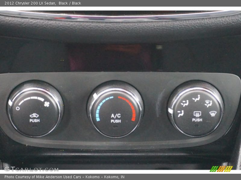 Black / Black 2012 Chrysler 200 LX Sedan