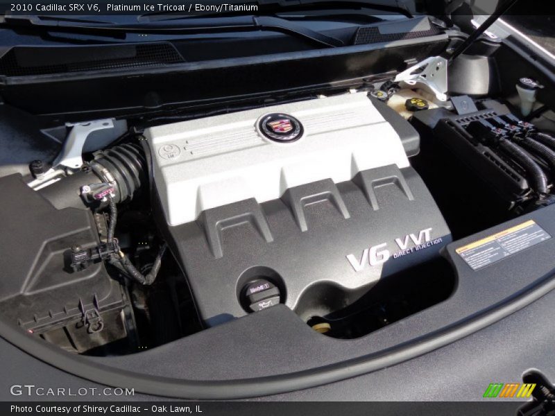 Platinum Ice Tricoat / Ebony/Titanium 2010 Cadillac SRX V6