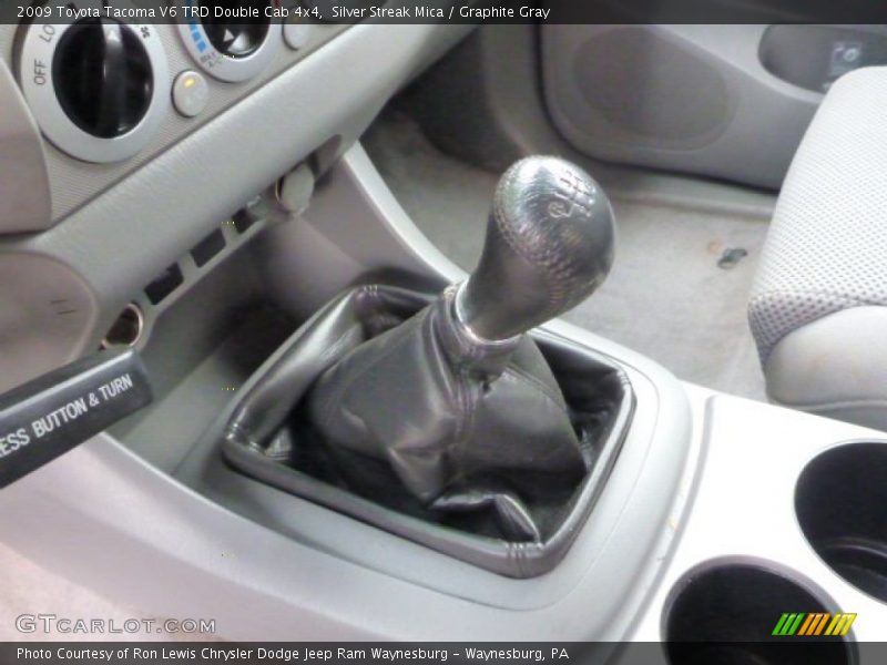 Silver Streak Mica / Graphite Gray 2009 Toyota Tacoma V6 TRD Double Cab 4x4