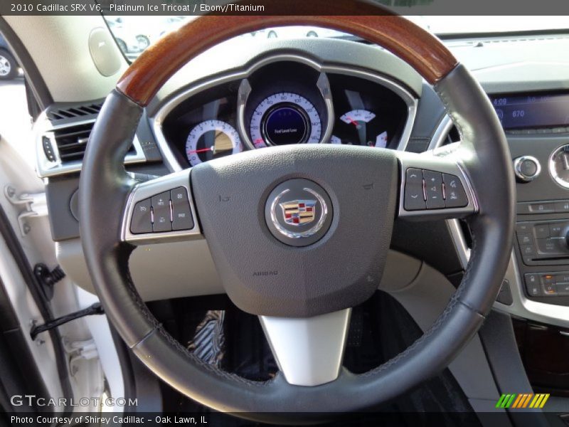 Platinum Ice Tricoat / Ebony/Titanium 2010 Cadillac SRX V6
