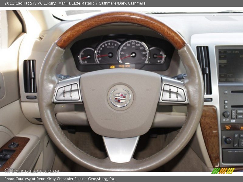 Vanilla Latte Metallic / Cashmere/Dark Cashmere 2011 Cadillac STS V6 Luxury