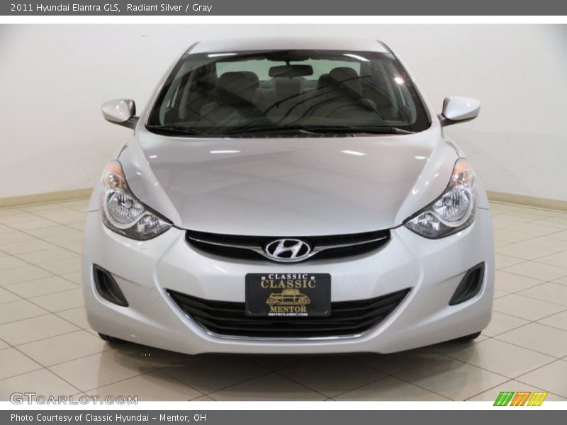 Radiant Silver / Gray 2011 Hyundai Elantra GLS