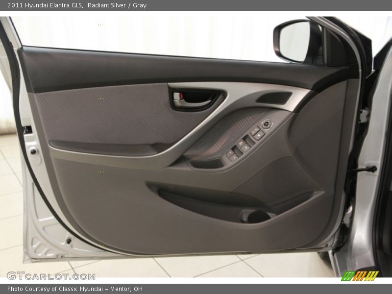 Radiant Silver / Gray 2011 Hyundai Elantra GLS