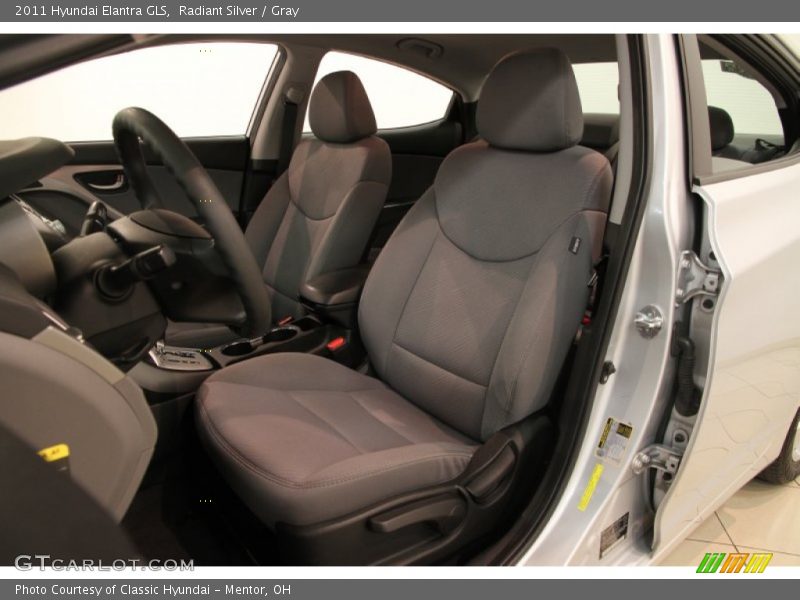 Radiant Silver / Gray 2011 Hyundai Elantra GLS