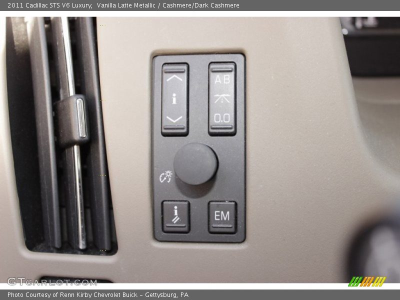 Vanilla Latte Metallic / Cashmere/Dark Cashmere 2011 Cadillac STS V6 Luxury