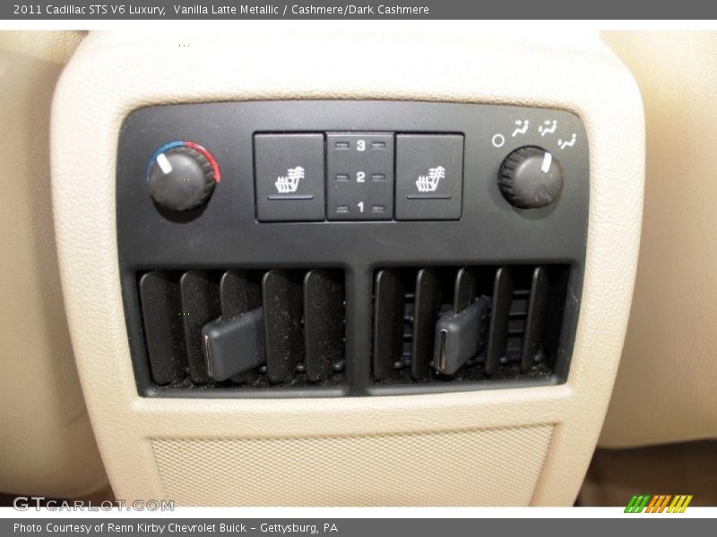 Vanilla Latte Metallic / Cashmere/Dark Cashmere 2011 Cadillac STS V6 Luxury