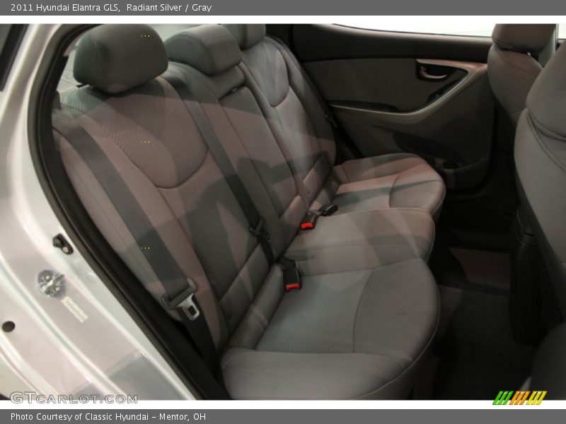 Radiant Silver / Gray 2011 Hyundai Elantra GLS