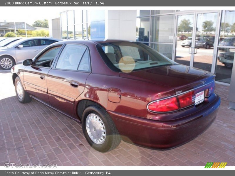 Bordeaux Red Pearl / Taupe 2000 Buick Century Custom