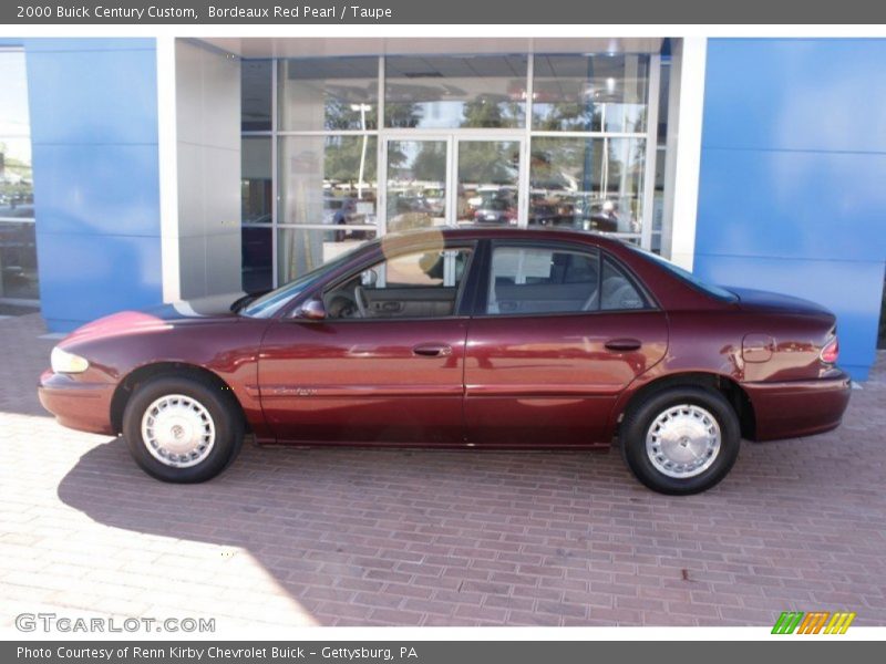 Bordeaux Red Pearl / Taupe 2000 Buick Century Custom
