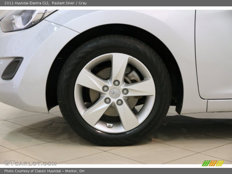 Radiant Silver / Gray 2011 Hyundai Elantra GLS