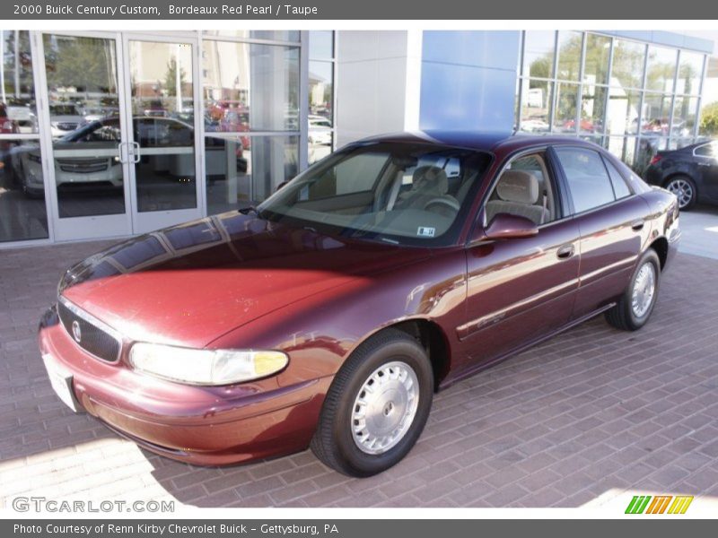 Bordeaux Red Pearl / Taupe 2000 Buick Century Custom