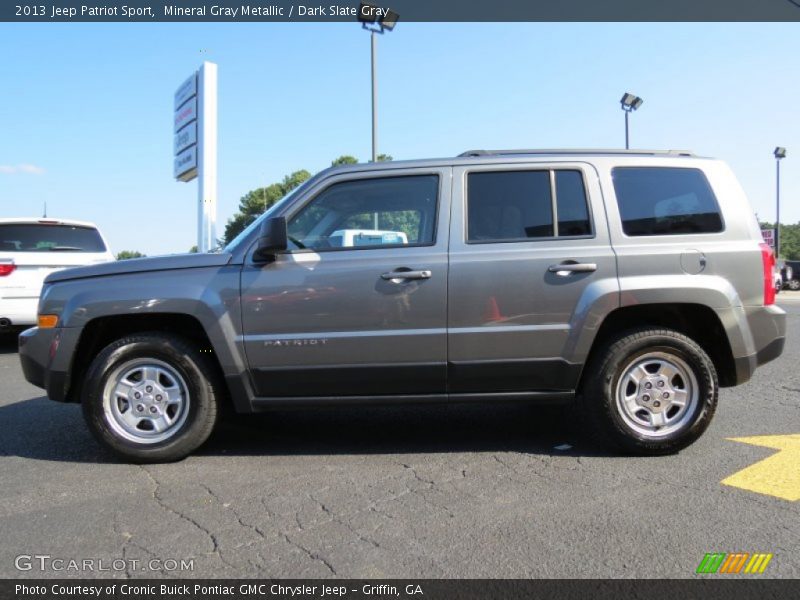 Mineral Gray Metallic / Dark Slate Gray 2013 Jeep Patriot Sport