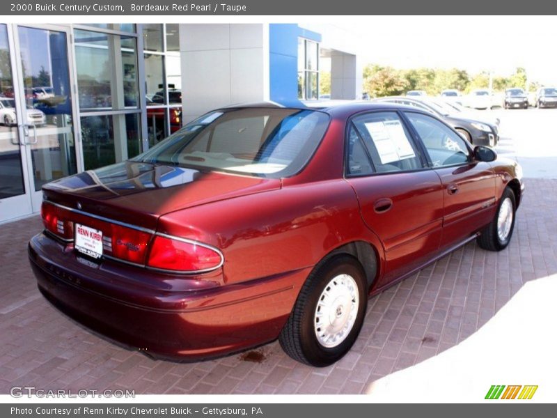 Bordeaux Red Pearl / Taupe 2000 Buick Century Custom