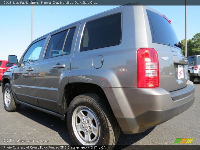 Mineral Gray Metallic / Dark Slate Gray 2013 Jeep Patriot Sport
