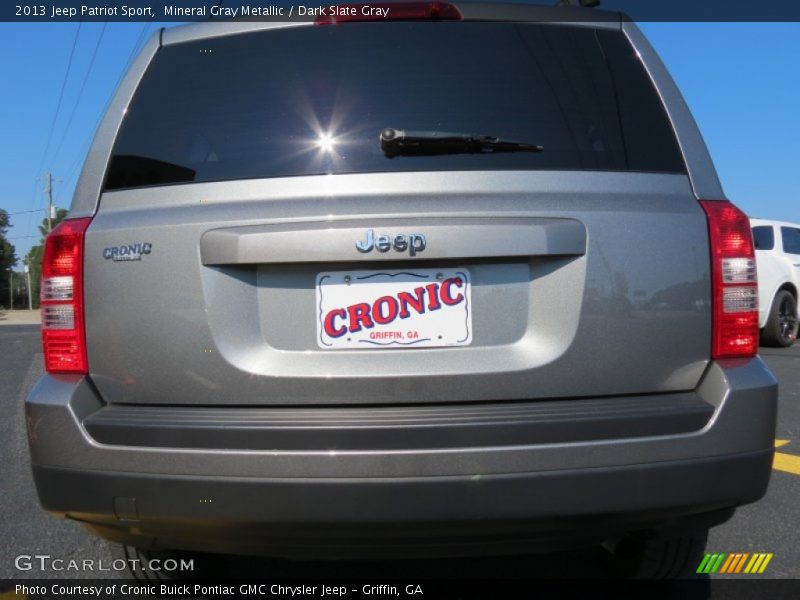 Mineral Gray Metallic / Dark Slate Gray 2013 Jeep Patriot Sport