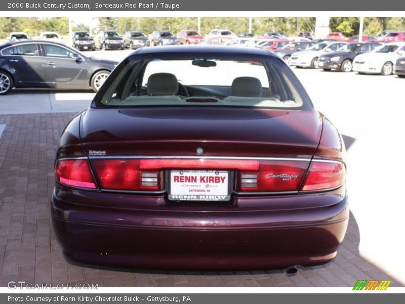 Bordeaux Red Pearl / Taupe 2000 Buick Century Custom