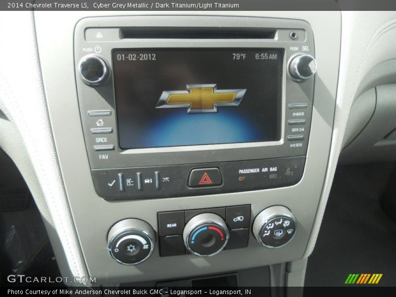 Cyber Grey Metallic / Dark Titanium/Light Titanium 2014 Chevrolet Traverse LS