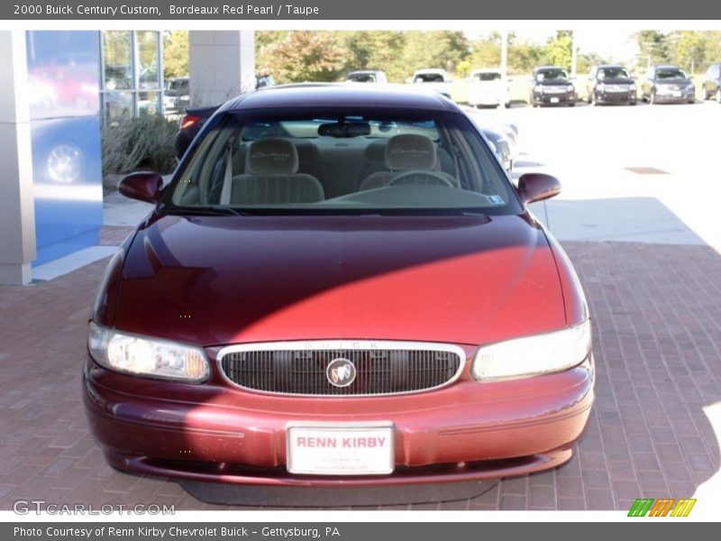 Bordeaux Red Pearl / Taupe 2000 Buick Century Custom