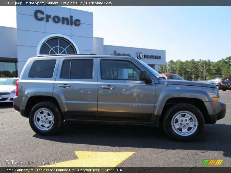 Mineral Gray Metallic / Dark Slate Gray 2013 Jeep Patriot Sport