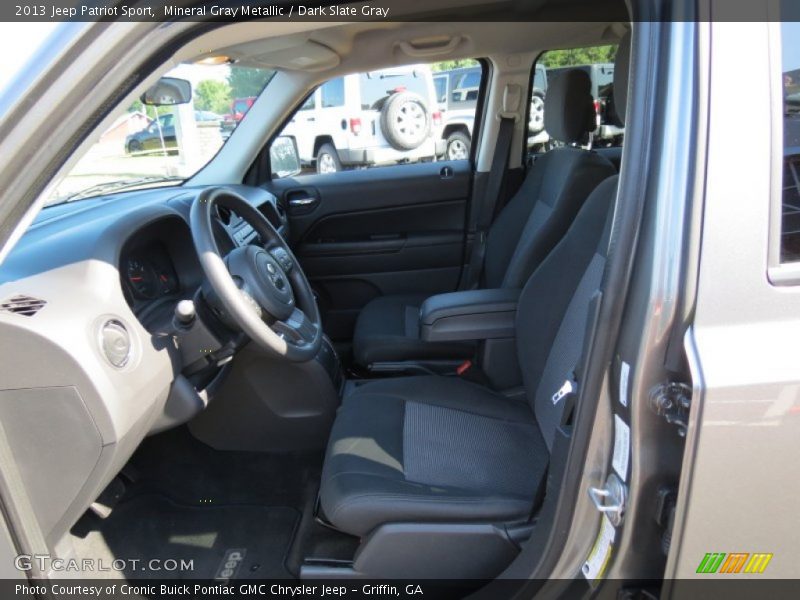 Mineral Gray Metallic / Dark Slate Gray 2013 Jeep Patriot Sport