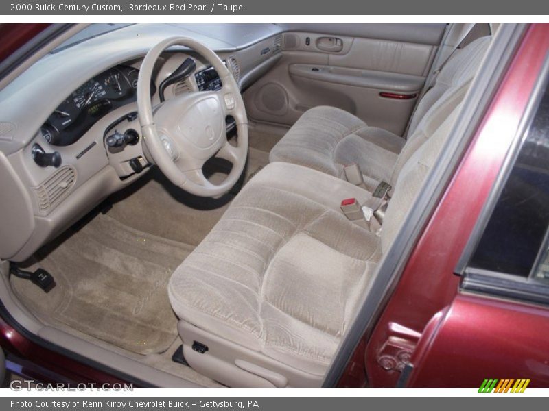 Bordeaux Red Pearl / Taupe 2000 Buick Century Custom