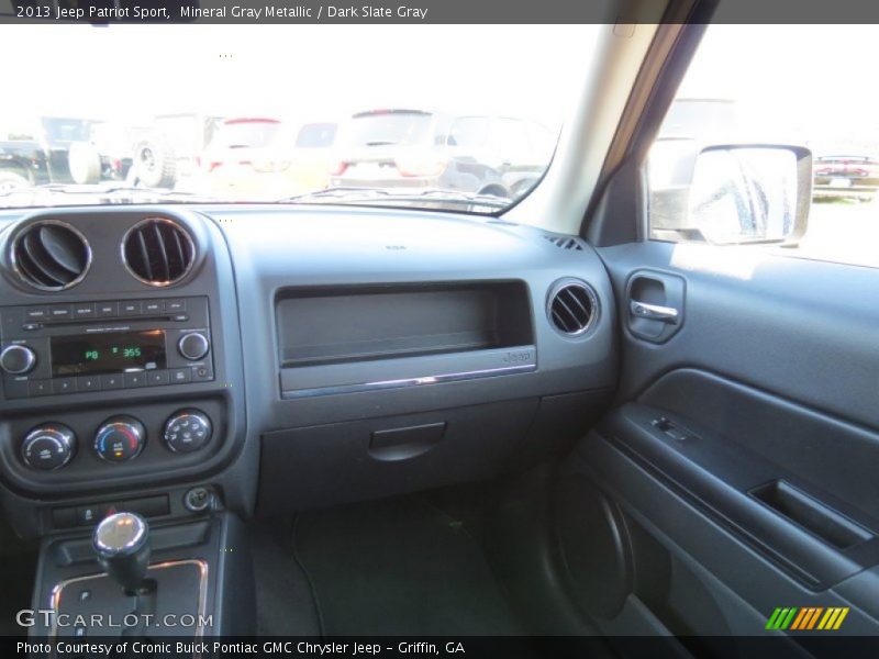 Mineral Gray Metallic / Dark Slate Gray 2013 Jeep Patriot Sport
