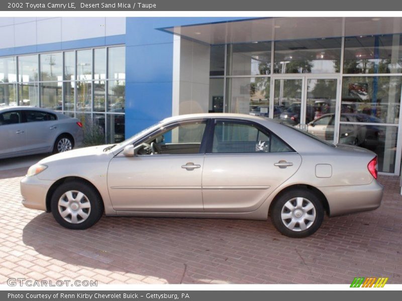 Desert Sand Mica / Taupe 2002 Toyota Camry LE