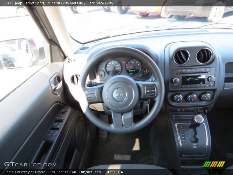 Mineral Gray Metallic / Dark Slate Gray 2013 Jeep Patriot Sport