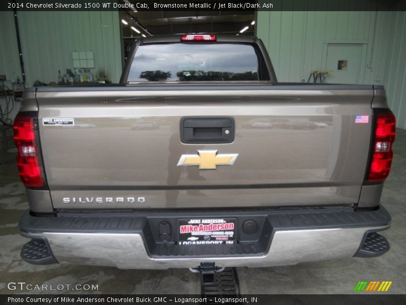 Brownstone Metallic / Jet Black/Dark Ash 2014 Chevrolet Silverado 1500 WT Double Cab