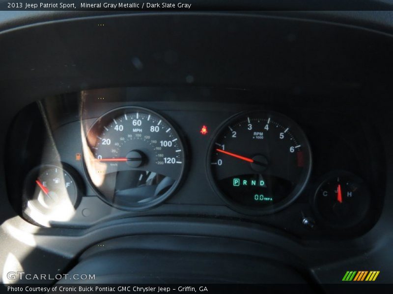 Mineral Gray Metallic / Dark Slate Gray 2013 Jeep Patriot Sport