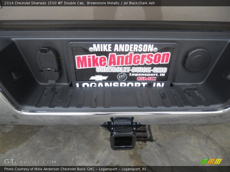 Brownstone Metallic / Jet Black/Dark Ash 2014 Chevrolet Silverado 1500 WT Double Cab