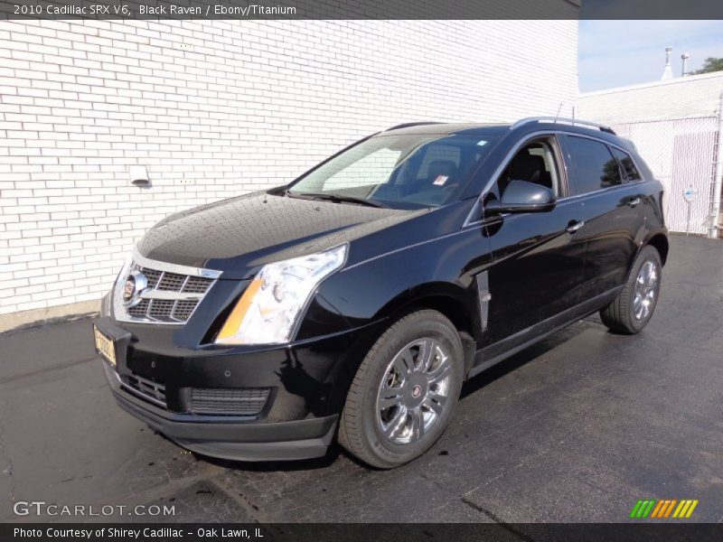 Black Raven / Ebony/Titanium 2010 Cadillac SRX V6