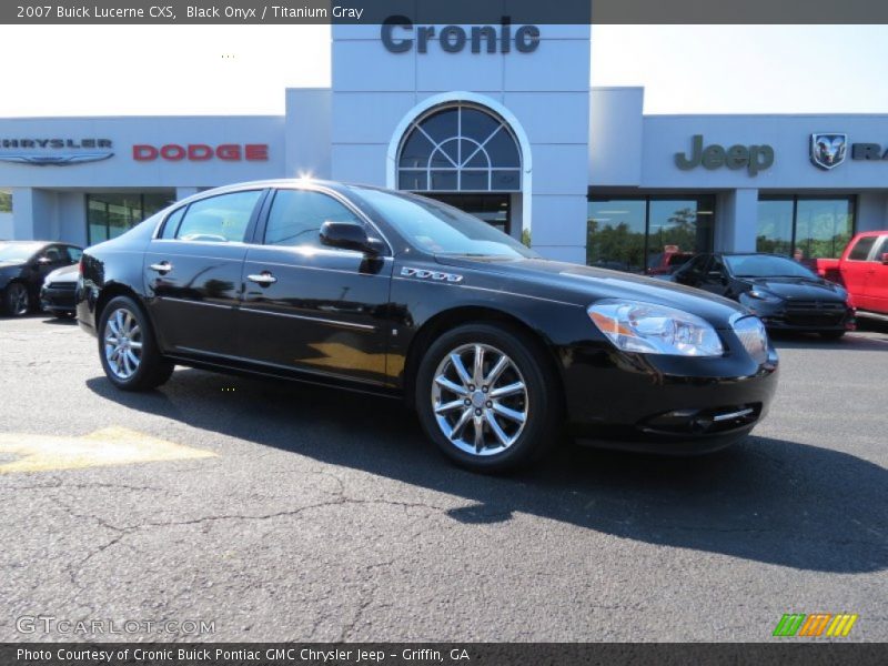 Black Onyx / Titanium Gray 2007 Buick Lucerne CXS