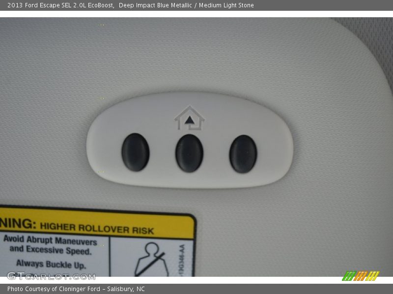 Deep Impact Blue Metallic / Medium Light Stone 2013 Ford Escape SEL 2.0L EcoBoost