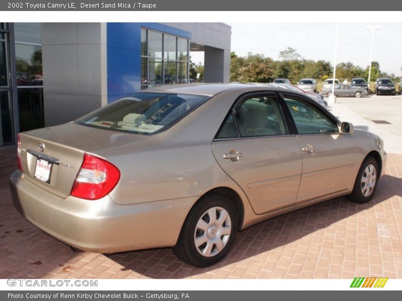 Desert Sand Mica / Taupe 2002 Toyota Camry LE