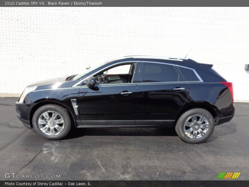 Black Raven / Ebony/Titanium 2010 Cadillac SRX V6