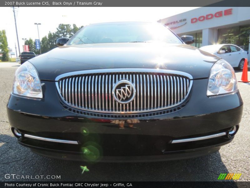 Black Onyx / Titanium Gray 2007 Buick Lucerne CXS