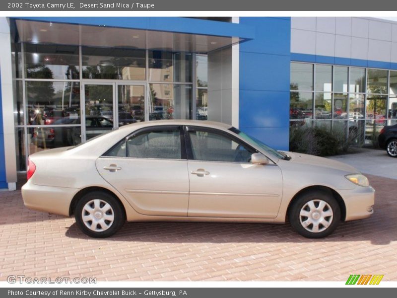 Desert Sand Mica / Taupe 2002 Toyota Camry LE