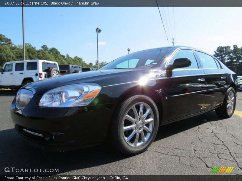 Black Onyx / Titanium Gray 2007 Buick Lucerne CXS