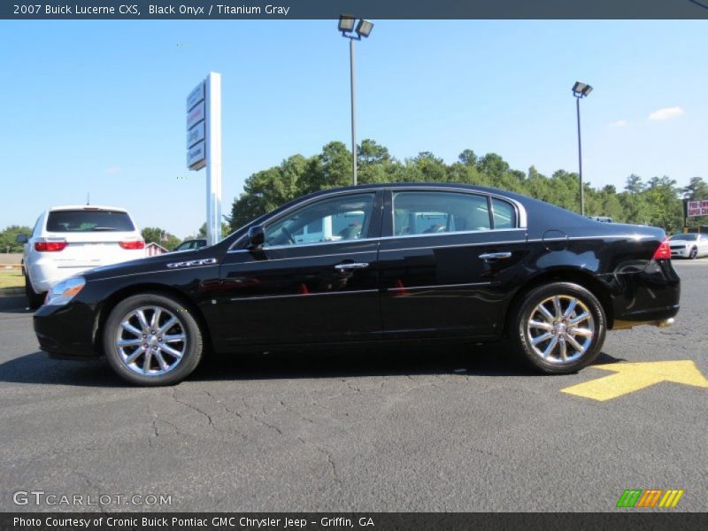 Black Onyx / Titanium Gray 2007 Buick Lucerne CXS