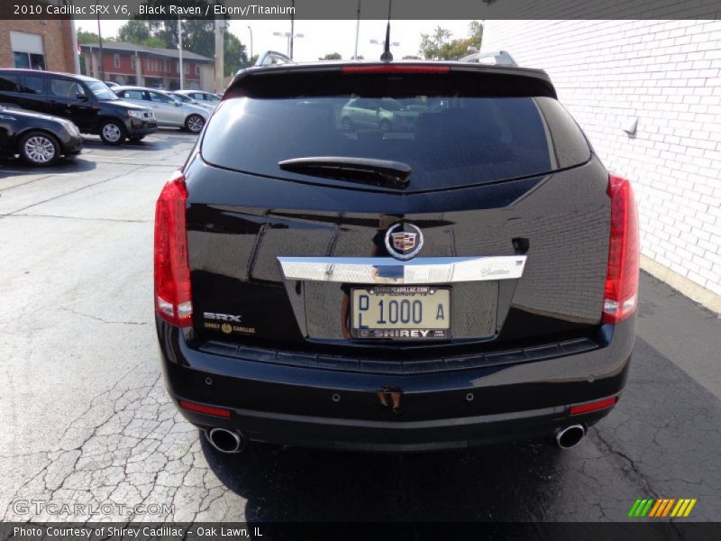 Black Raven / Ebony/Titanium 2010 Cadillac SRX V6