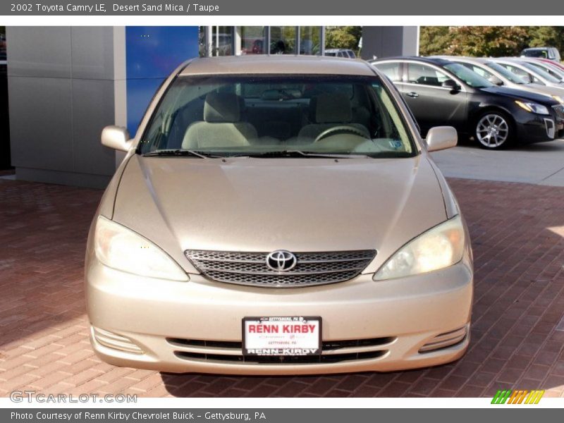 Desert Sand Mica / Taupe 2002 Toyota Camry LE