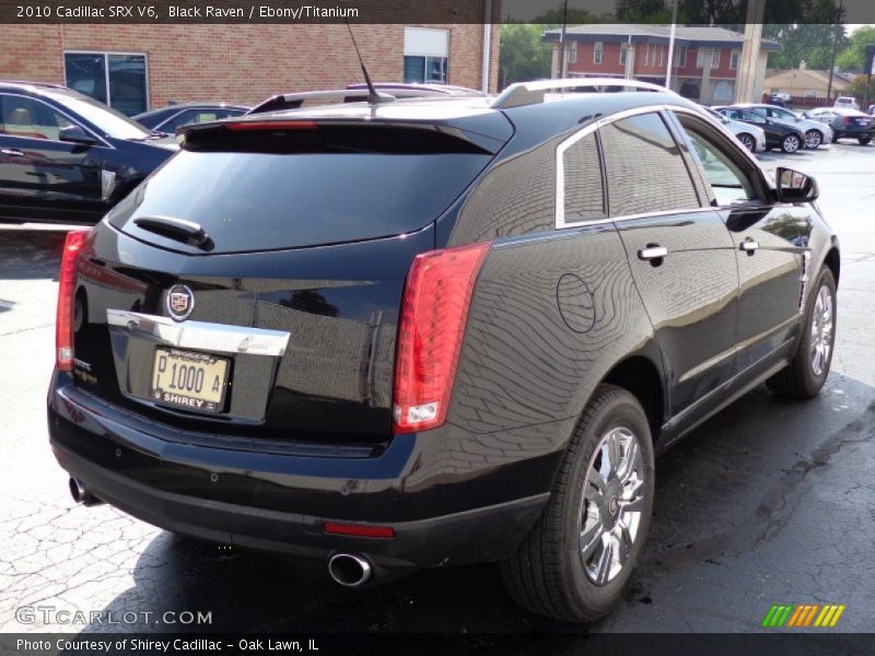 Black Raven / Ebony/Titanium 2010 Cadillac SRX V6