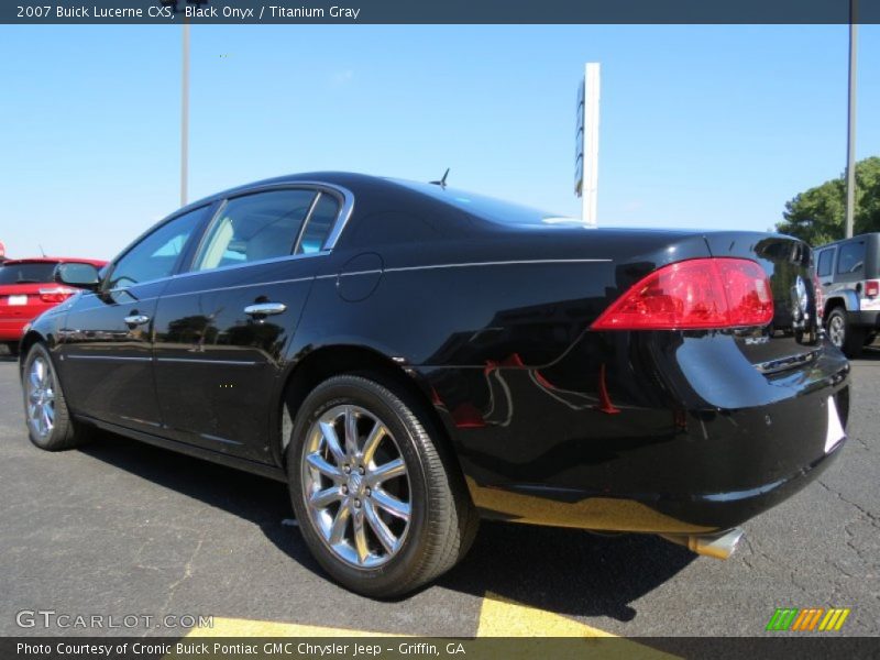 Black Onyx / Titanium Gray 2007 Buick Lucerne CXS