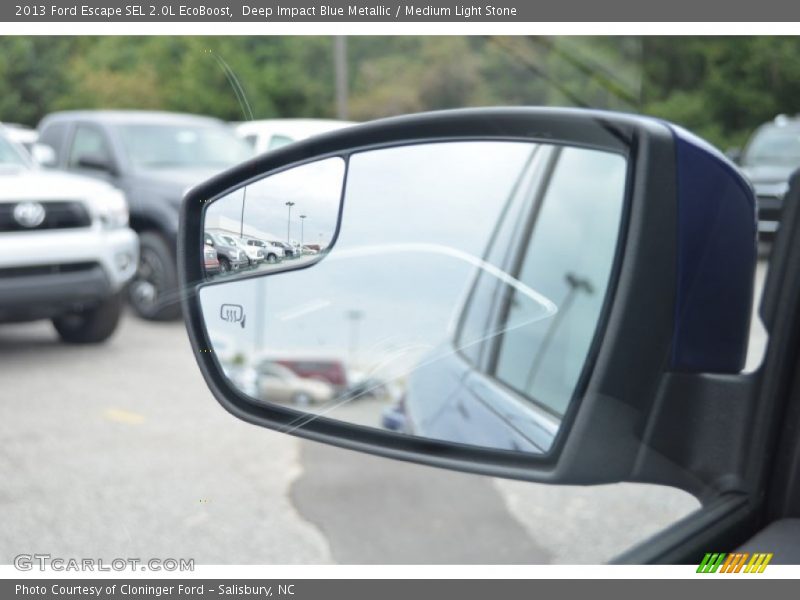 Deep Impact Blue Metallic / Medium Light Stone 2013 Ford Escape SEL 2.0L EcoBoost