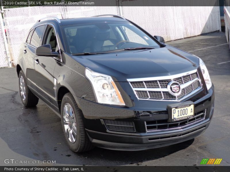 Black Raven / Ebony/Titanium 2010 Cadillac SRX V6